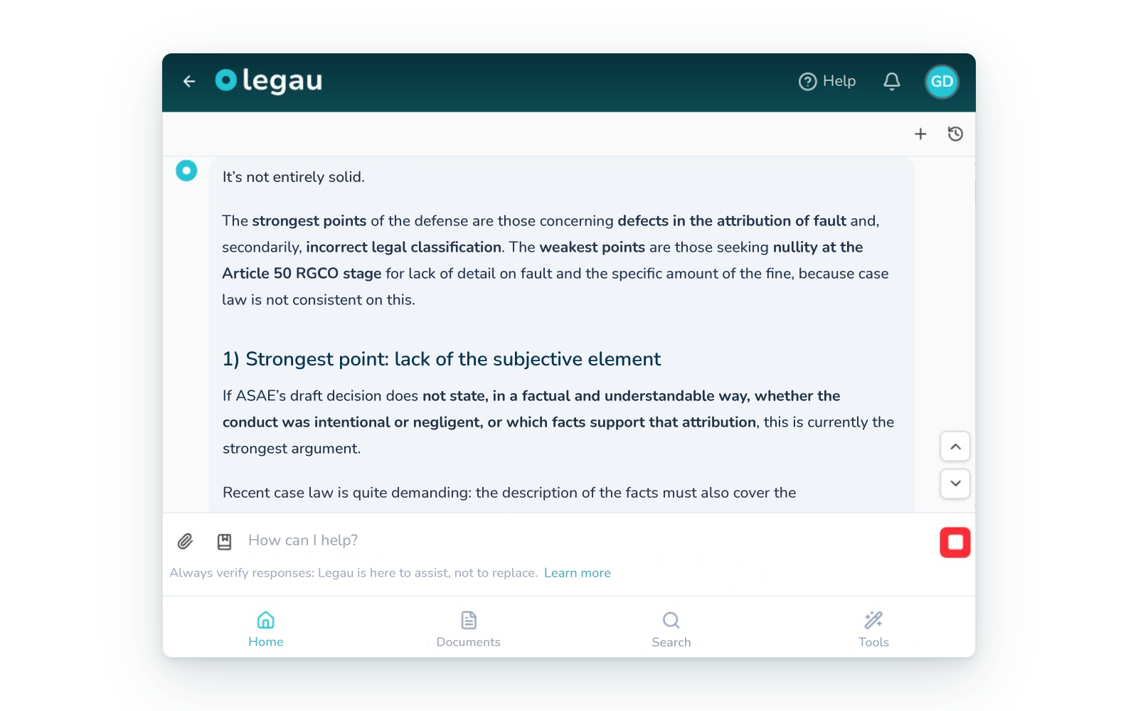 Analysis of a contract with problematic clauses flagged.